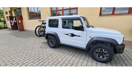 Montage Halterung Fahrrad, Seilwinde und Seilwindenhalterung Suzuki Jimny 2020