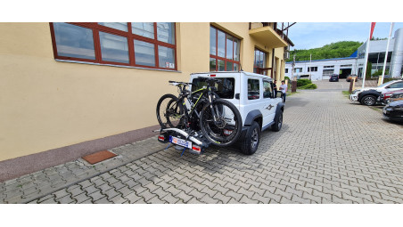 Montage Halterung Fahrrad, Seilwinde und Seilwindenhalterung Suzuki Jimny 2020
