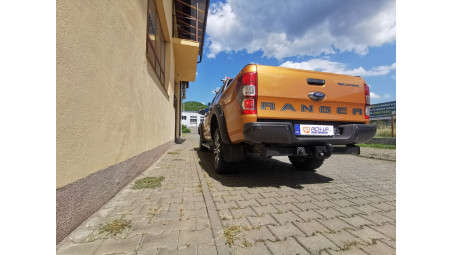 Montage Kotflügelschutz, Seilwinde-Seilwindenhalterung, Motorhaubendeflektor und Scheibe auf Ford Ranger 2020
