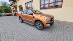 Winch, winch plate installed on Ford Ranger Wildtrak 2017