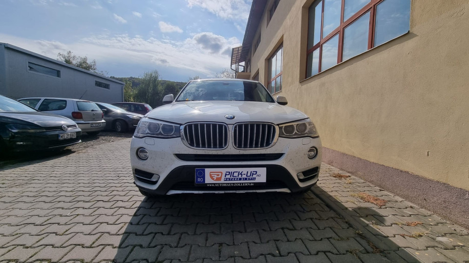 Towing hook installed on BMW X3