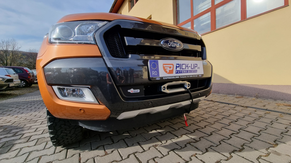 Montage hardtop, Seilwinde, Seilwindenhalterung auf Ford Ranger Wildtrak 2017