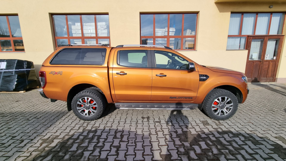 Montage hardtop, Seilwinde, Seilwindenhalterung auf Ford Ranger Wildtrak 2017