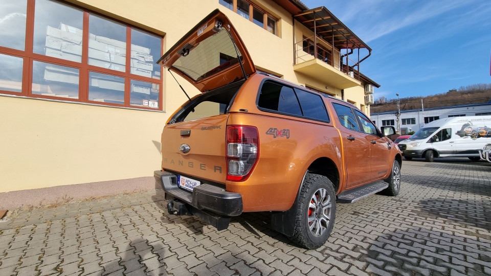 Canopy, winch, winch mount installed on Ford Ranger Wildtrak 2017
