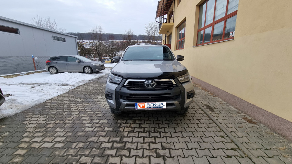 Keménytető / Felépítmény beszerelés, motorháztető párnázat, motorháztető terelő a Toyota Hilux 2022-re