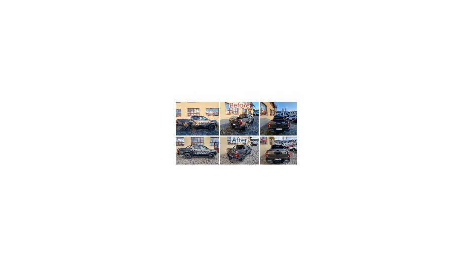 Montage Laderaum-Rollo, Überrollbügel, Fenster-Windabweiser & Motorhaube auf Toyota Hilux 2022