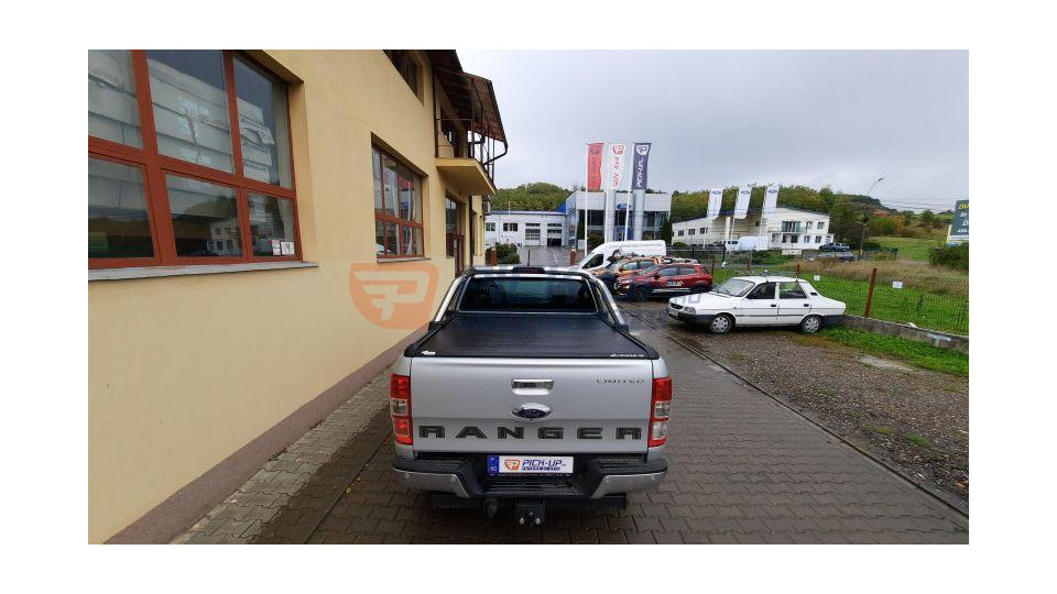 Ford Ranger 2012-2024 MT RUEVOM csomagtérajtó görgős zárás