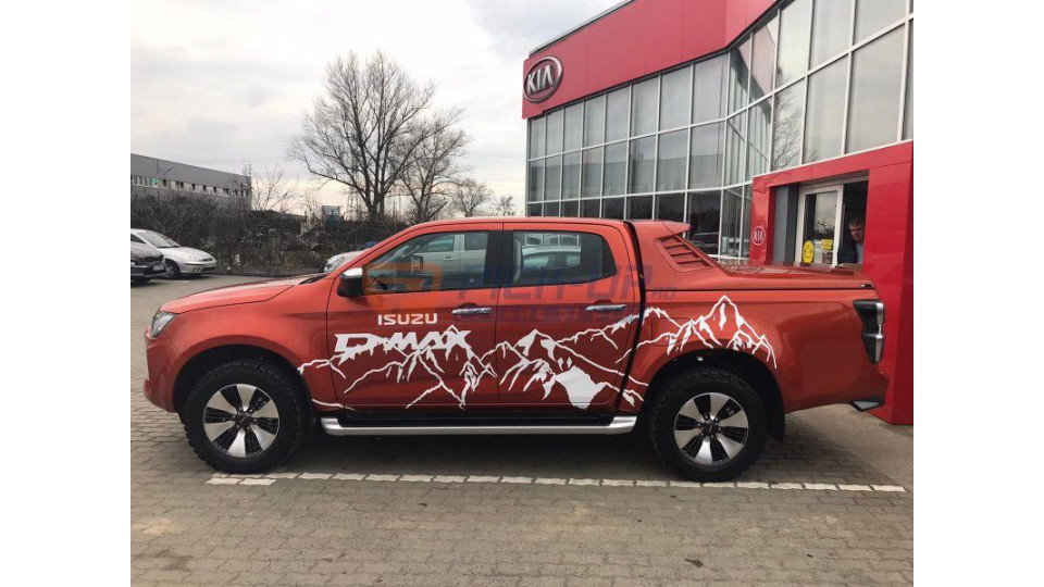 Isuzu D-Max 2019-2024 ALC SCZ Cert RAR plató fedő zárás