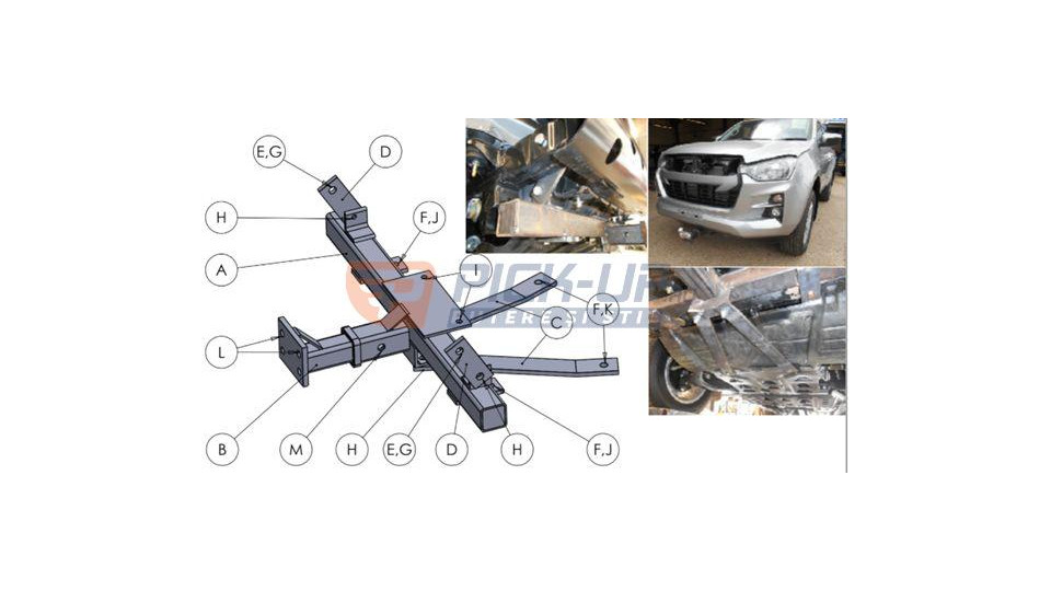 Hóeke tartó Isuzu D-Max 2023 WAT SUP