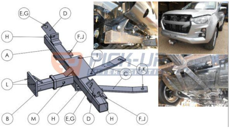 Hóeke tartó Isuzu D-Max 2023 WAT SUP