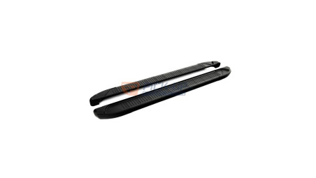 SIDE STEP ALUMINIUM BLACK TUR TOY HILUX 2016+