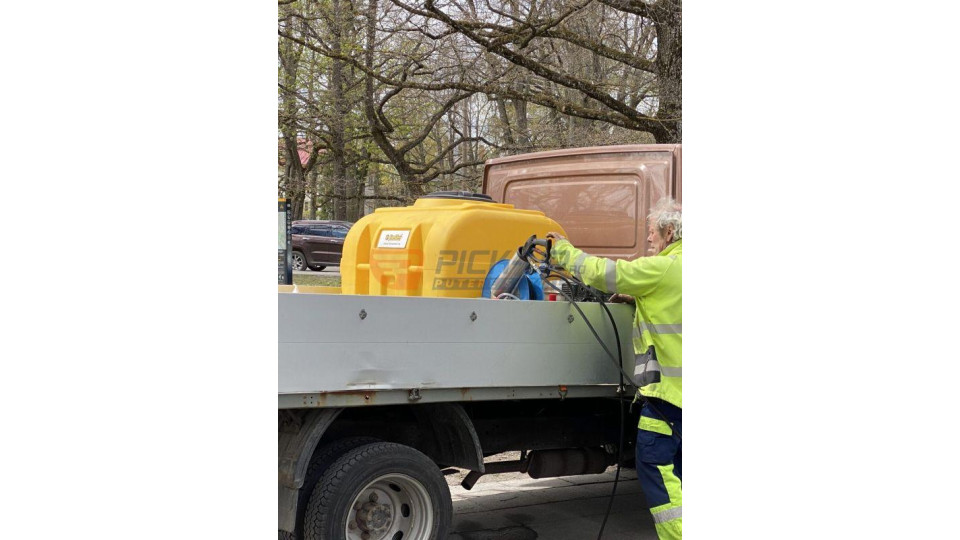 Mobile Waschplattform mit Druckpumpe 600L FOR MPW