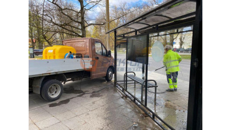 Mobile Waschplattform mit Druckpumpe 600L FOR MPW