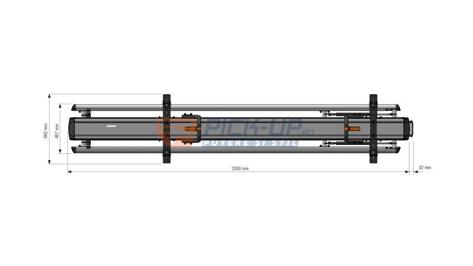 LADDER RACK SLIDING GEN HARRIER 2000