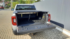 Bed liner, roll cover, side steps, towing hook installed Volkswagen Amarok 2023