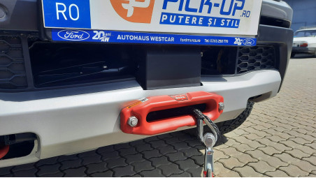 Montage Seilwinde, Seilwindenhalterung, Unterfahrschutz, Scheinwerfer auf Ford Ranger Raptor 2023