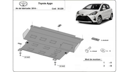 Engine Shield 30.220 Toy Aygo 2014+