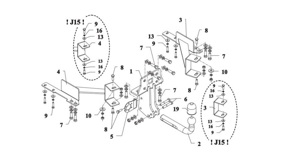 CARLIG DE REMORCARE O53S-MP2LS TOY LC150