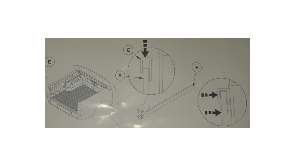 CHEDER ALUMINIU CAPITONAJ BENA 1300MM PROF TOY HILUX 2018+