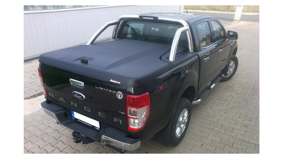 INCHIDERE DE BENA COMPATIBIL CU ROLLBAR AK GALAXY  NEGRU FORD RANGER 2012+